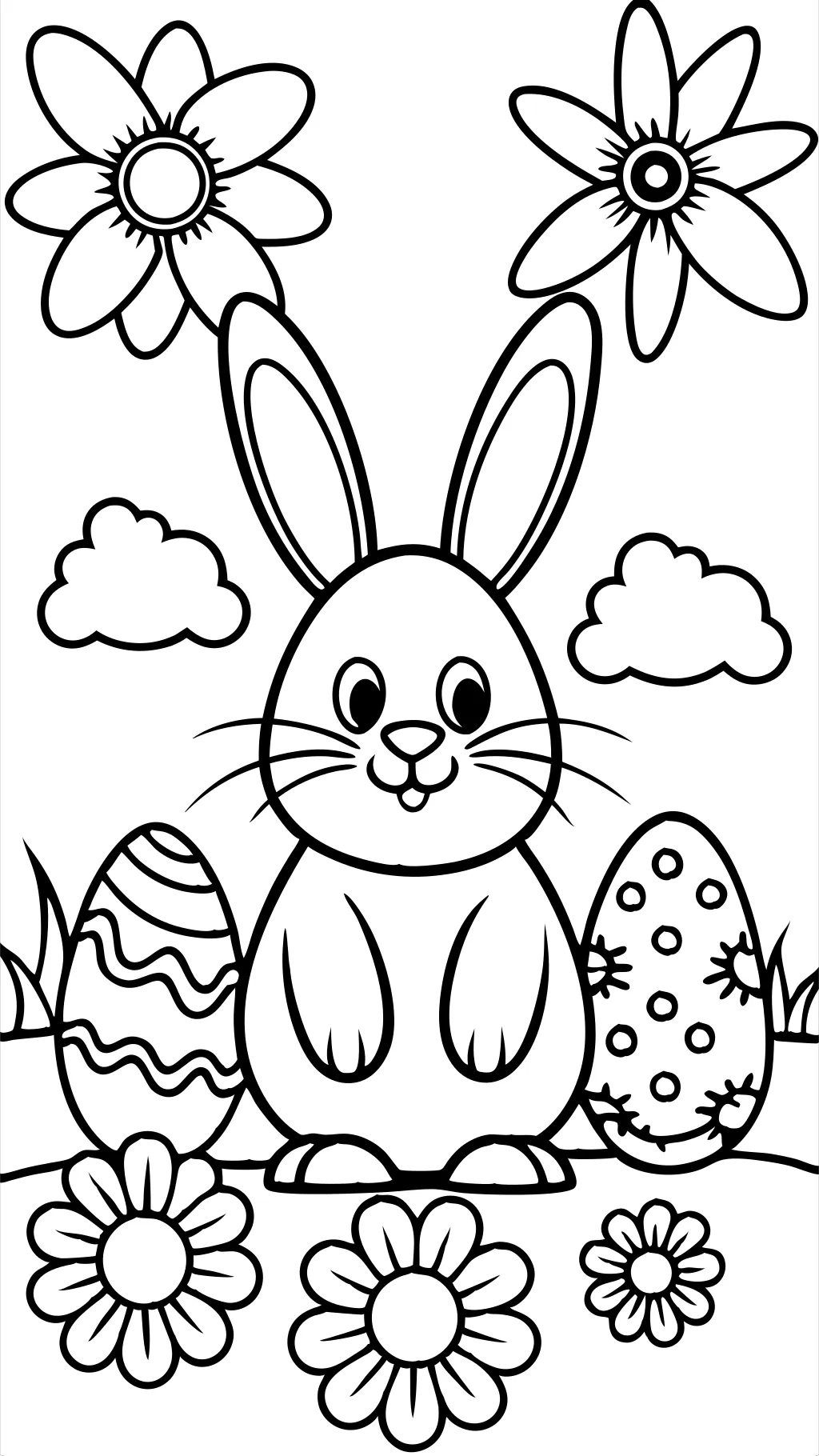 easter pages to print and color